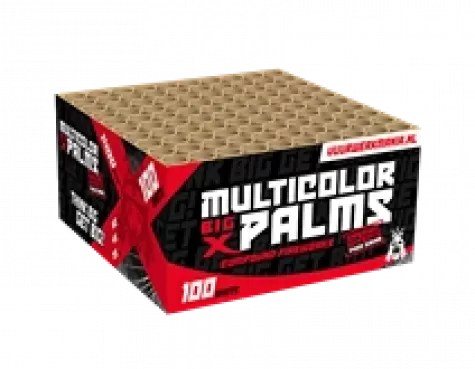BIG X MULITCOLOR PALMS 100S - Cakeboxen