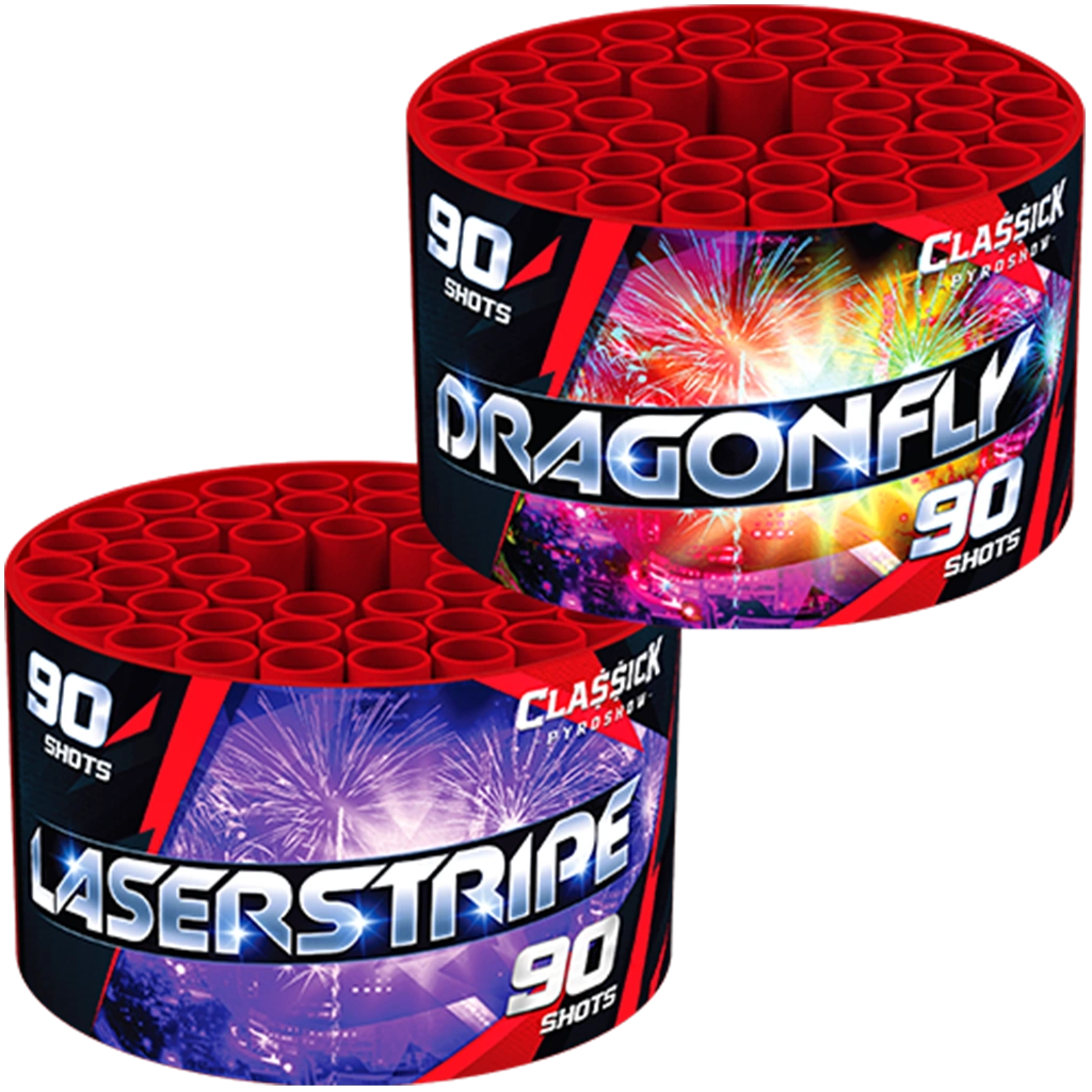 LASERSTRIPE/ DRAGONFLY 2x 90 SHOTS