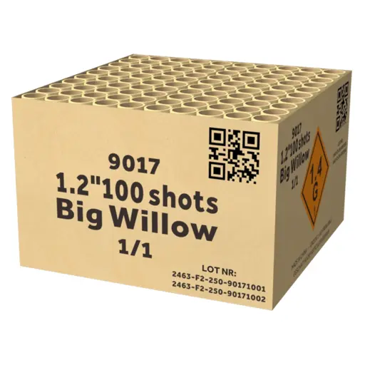 [9017] 1,2" 100 shots Big Willow