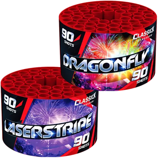 [7209] LASERSTRIPE/ DRAGONFLY 2x 90 SHOTS